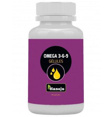 Oméga 3-6-9 Acides gras insaturés - 90 gélules